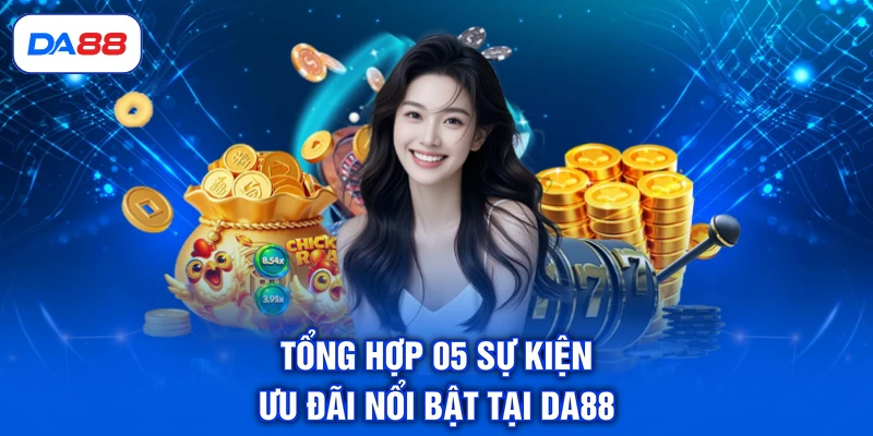 DA88 17 Tổng hợp 05 sự kiện ưu đãi nổi bật tại DA88